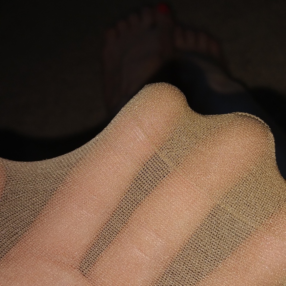 Nylon stocking knee socks - Picture 2 of 8